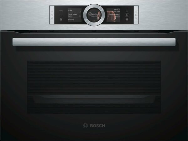 Serie 8 CSG636BS3 Kompakt-Dampfbackofen
