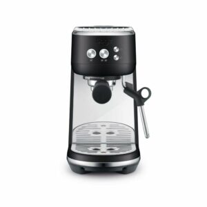 the Bambino SES450 matt schwarz Siebträger-Espressomaschine