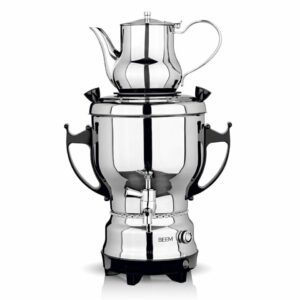 06119 TEA-CLASSIC 3l Samowar Edelstahl/schwarz