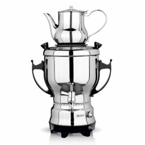 06119 TEA-CLASSIC 3l Samowar Edelstahl/schwarz