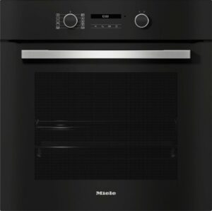 H 2766 B Obsidianschwarz Einbaubackofen