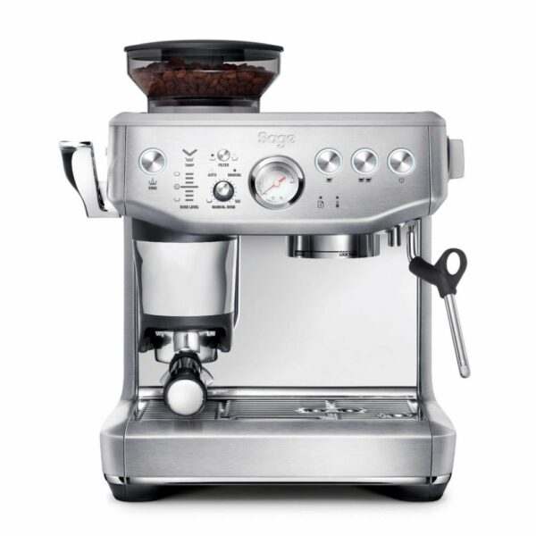 SES876BSS the Barista Express Impress Siebträger-Espressomaschine