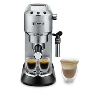 Dedica Style EC 685 silber (EC 685.M) Siebträger-Espressomaschine